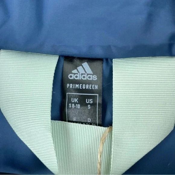 NWT Adidas Terrex womens S hoodie vest light green full zip jacket 3069 - Picture 6 of 9